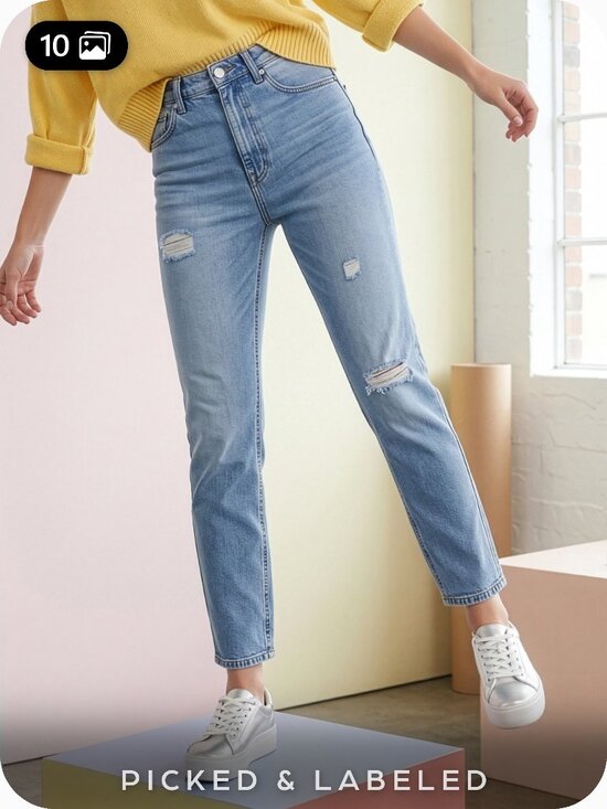 Boyish Denim - Boyish The Billy High Rise Skinny Jean Size 27 Taxi Driver Raw Hem